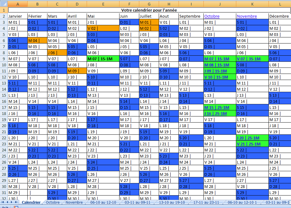 exemple planning formation excel